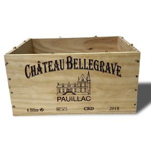 Wine crate, wood crate, wooden wine crate